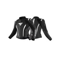 Shima Куртка Кожаная женская Miura 2.0 Black/White в Оренбурге