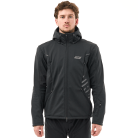 Dragonfly Мототолстовка DF Urban Man 2025 Black с защитой в Оренбурге