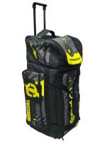 Grom Сумка для экипировки с колесами MX1 Gearbag Fragments Neongrey в Оренбурге
