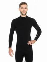 Brubeck Футболка мужская дл.рукав Wool Merino 78% Черный в Оренбурге