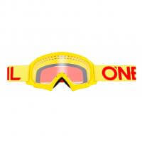 ONEAL Детская кроссовая маска B-10 SOLID желтый неон в Оренбурге