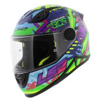 LS2 Мотошлем FF812 Kid Svent Blue Green в Оренбурге