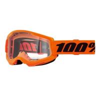 100% Очки Strata 2 V26 Goggle Neon Orange / Clear в Оренбурге