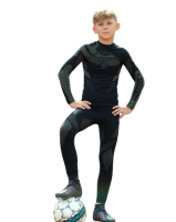 Brubeck Комплект для юноши Dry Черный/графит в Оренбурге