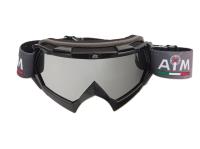 AiM Очки кроссовые (PRO) 157-100 Black Glossy в Оренбурге