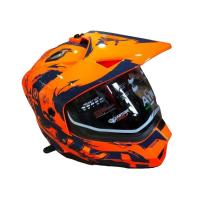 AiM Шлем детский JK802Y Orange/Blue в Оренбурге