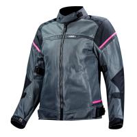 LS2 Мотокуртка женская Riva Lady черно-темно-серо-розовый в Оренбурге