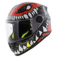 LS2 Мотошлем FF812 Kid Punk Grey Red в Оренбурге