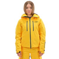 Dragonfly Куртка утепленная Gravity Premium Woman Yellow-Dark Ocean в Оренбурге