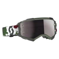 Scott Очки кроссовые Fury dark green/white silver chrome works в Оренбурге