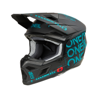 Oneal Шлем кроссовый 3Series Static черный/бирюзовый в Оренбурге