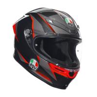 AGV Шлем K6 S 2206 Slashcut Black/Grey/Red в Оренбурге