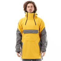 Dragonfly Куртка-анорак сноубордическая Uktus Man Yellow - Grey в Оренбурге