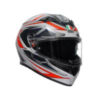 AGV Шлем K3 22.06 Space Matt White/Red Fluo в Оренбурге