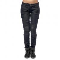 Moteq Женские мотоджинсы Nargiz Women черные в Оренбурге