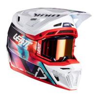 Leatt Шлем кроссовый 8.5 Royal Blue-Red V26 + очки Velocity 5.5 в Оренбурге