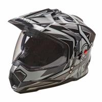 AIM Шлем кросс/эндуро JK802S Black/Grey/White в Оренбурге