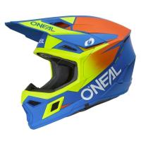 Oneal Шлем кроссовый детский 3Series Youth Solid синий / желтый в Оренбурге