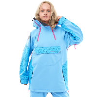 Dragonfly Куртка-анорак сноубордическая DF Uktus Woman Blue - Pink в Оренбурге