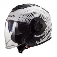 LS2 Шлем OF570 Verso Spin Черно-белый в Оренбурге