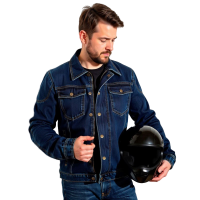 Inflame Куртка мужская Liverpool хлопок+арамид синий в Оренбурге