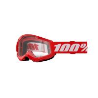 100% Очки подростковые Strata 2 Junior Red / Clear в Оренбурге