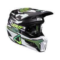 Leatt Шлем кроссовый детский 3.5 V26 Storm Teal + очки Vizion 3.5 в Оренбурге