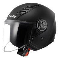LS2 Мотошлем OF616 Airflow II Solid черный матовый в Оренбурге