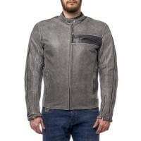 Moteq Куртка кожаная Defender grey в Оренбурге