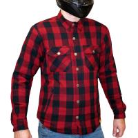 MCP Моторубашка Rebel Full kevlar черный-темно-красный в Оренбурге