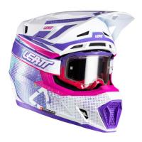 Leatt Шлем кроссовый  7.5 V26 Purple + очки Velocity 4.5 в Оренбурге