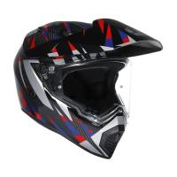 AGV Шлем AX9 E2206 V26 Steppa Carbon/Red/Blue в Оренбурге
