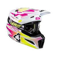 Leatt Шлем кроссовый 3.5 V26 Storm Pink + очки Vizion 3.5 в Оренбурге
