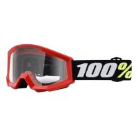 100% Очки детские Strata Mini Goggle Red/Clear Lens 2025 в Оренбурге