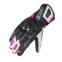 Rush Мотоперчатки Impulse Lady кожа Черный/Белый/Розовый в Оренбурге