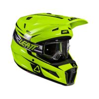 Leatt Шлем кроссовый детский 3.5 V26 Neon Yellow + очки Vizion 3.5 в Оренбурге