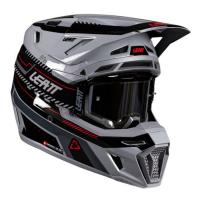 Leatt Шлем кроссовый 8.5 Grey V26 + очки Velocity 5.5 в Оренбурге