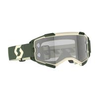 Scott Очки кроссовые Fury LS kaki green/light sensitive grey works в Оренбурге