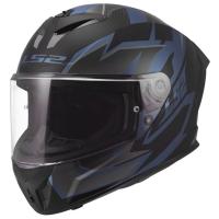 LS2 Мотошлем FF820 Rapid III Xtrem Black Blu Petrol в Оренбурге