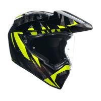 AGV Шлем AX9 E2206 V26 Steppa Carbon/Grey/Yellow Fluo в Оренбурге