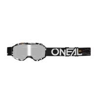 Oneal Маска кроссовая детская B-10 Attack V.24, белый, зеркальные линзы в Оренбурге