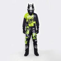 Grom Штаны кроссовые подростковые MX Religion lime в Оренбурге