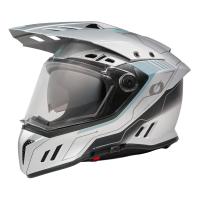 Oneal Шлем кроссовый со стеклом Sierra RS Echo серый/синий в Оренбурге