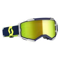 Scott Очки кроссовые Fury blue/grey yellow chrome works в Оренбурге