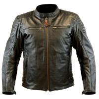 MCP Мотокуртка кожаная Stripe Черный в Оренбурге