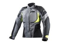 LS2 Мотокуртка женская Phase Lady Jacket серо-чёрно-жёлтый в Оренбурге