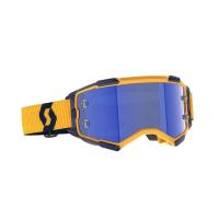 Scott Очки кроссовые Fury dark yellow/dark blue/blue chrome works в Оренбурге