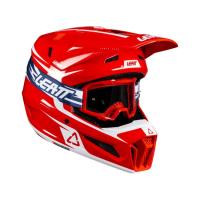 Leatt Шлем кроссовый 3.5 V26 Red + очки Vizion 3.5 в Оренбурге