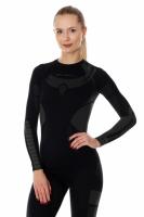 Brubeck Футболка женская с длинным рукавом Dry Черная в Оренбурге