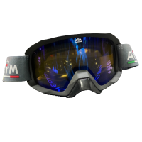 AIM PRO Очки снегоходные двойная линза 186-100 Black matt в Оренбурге